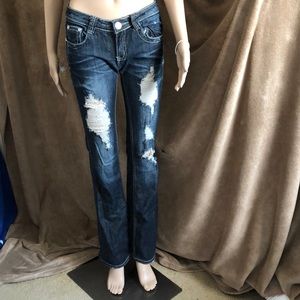 Machine Nouvelle Mode Flare Leg Jeans